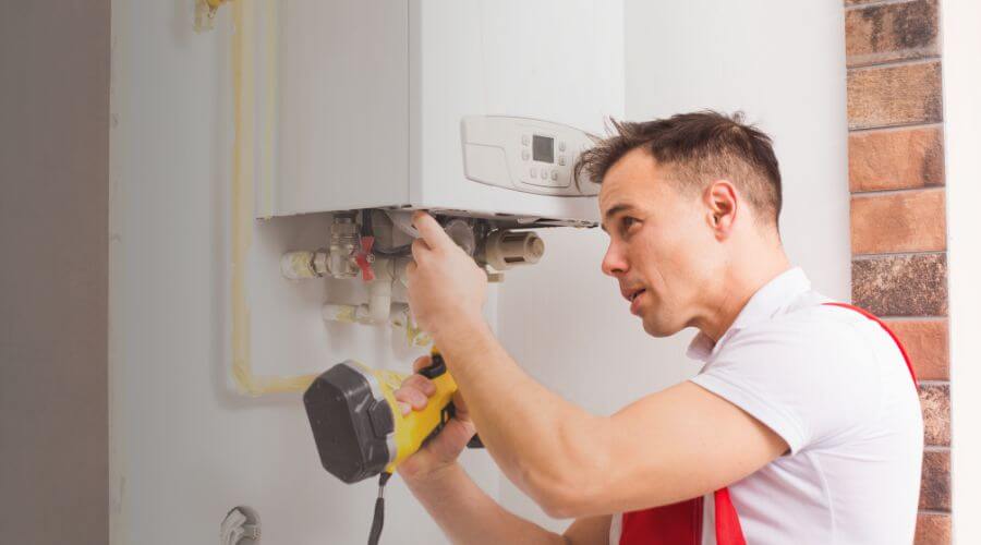 Professional tankless water heater installation in Edwards, MO